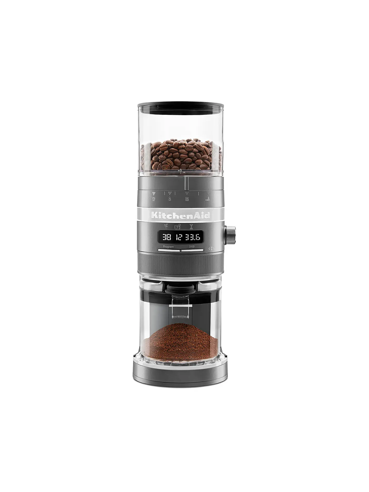 KITCHENAID | Kaffeemühle 5KCG8433ECA Liebesapfelrot | silber